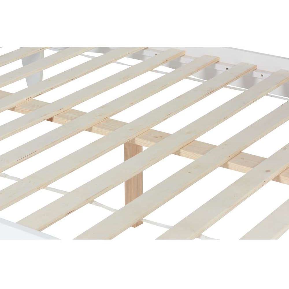Belford Small Double White Wooden Bed Image 5