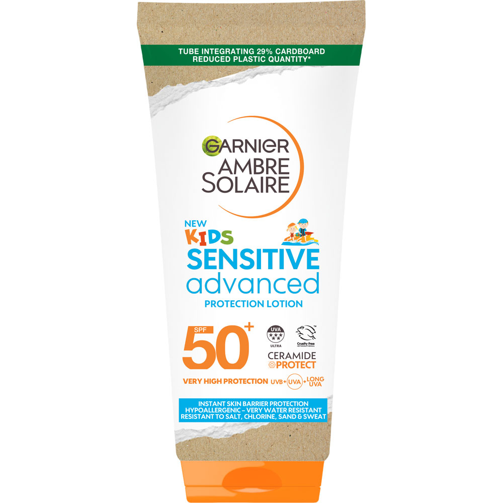 Garnier Ambre Solaire Kids Sensitive Advanced Protection Lotion SPF50+ 175ml Image 1