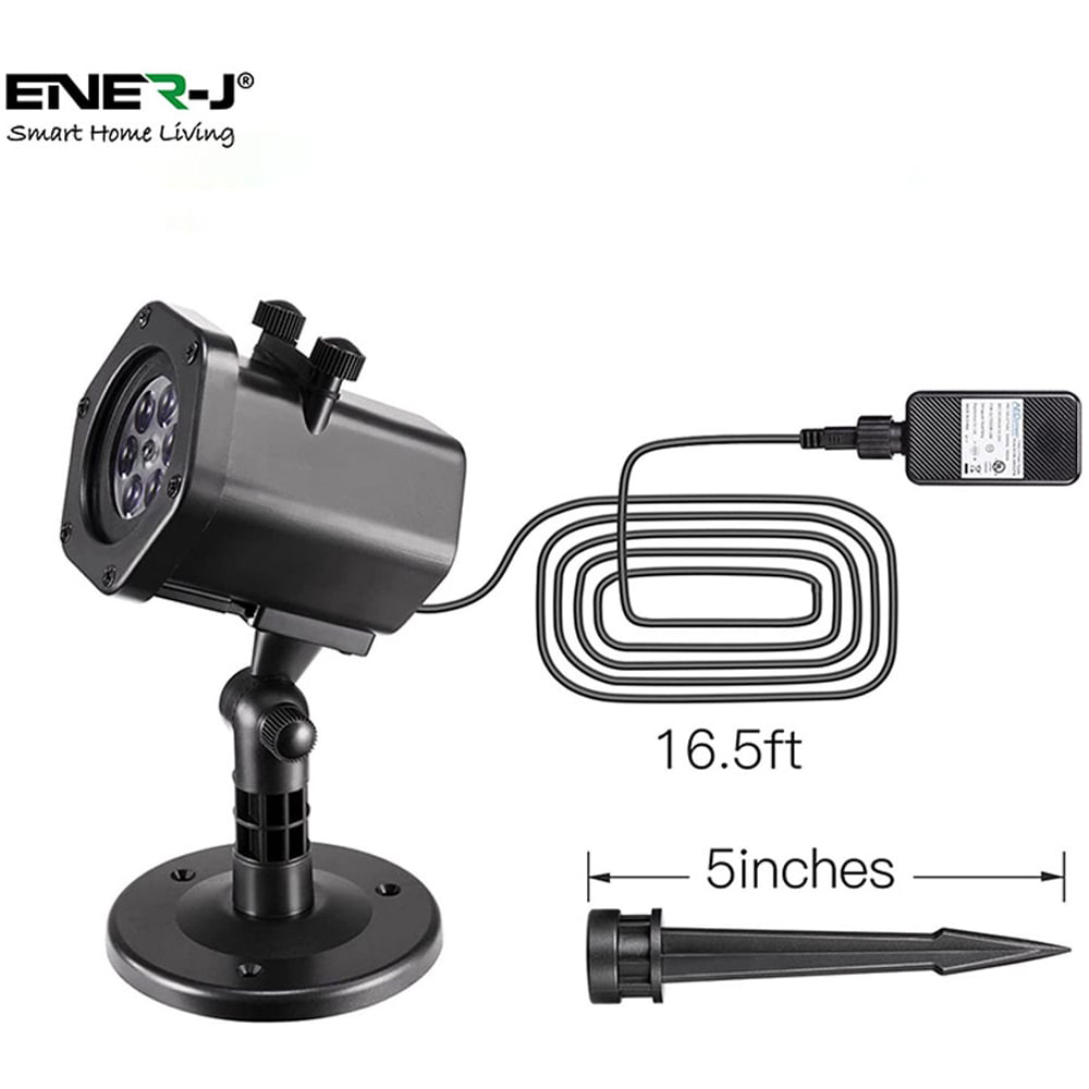 ENER-J 12 Card Pattern LED Projector Spotlight Image 6