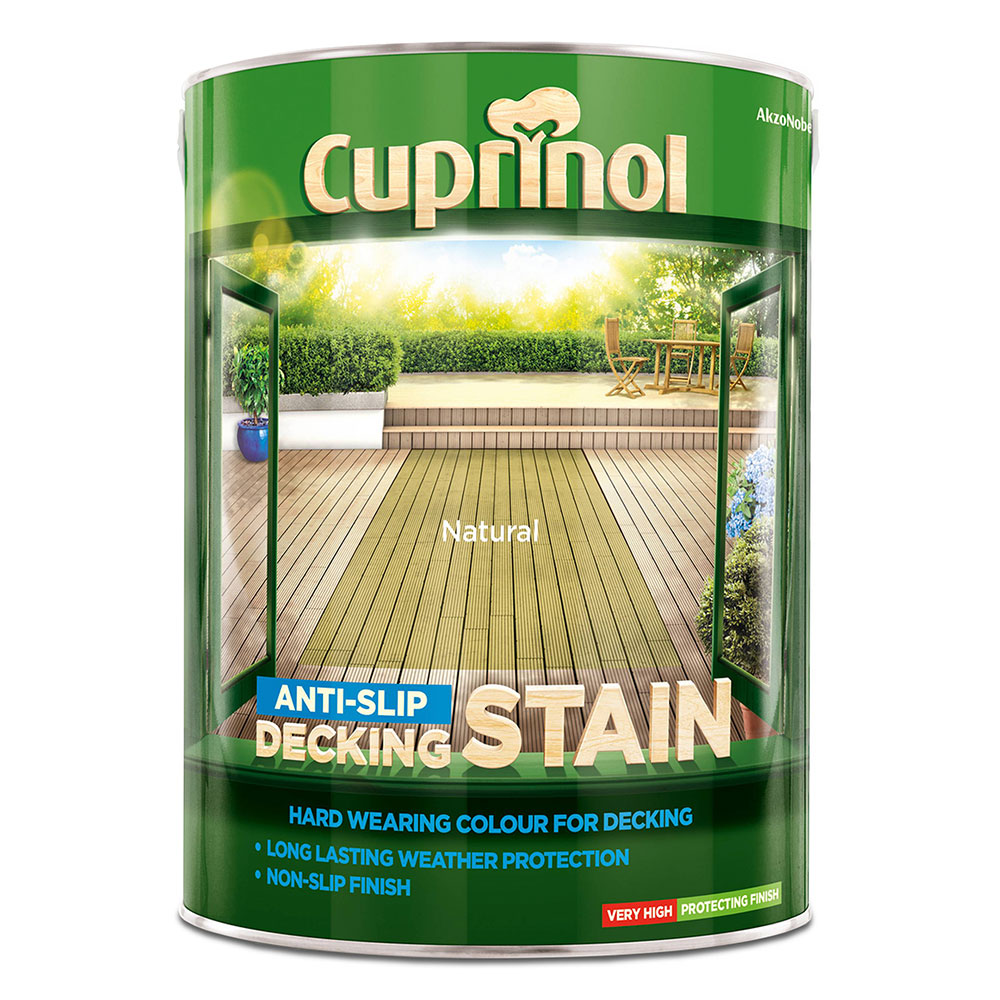 Cuprinol Natural Anti-Slip Deck Staining 5L Image 2