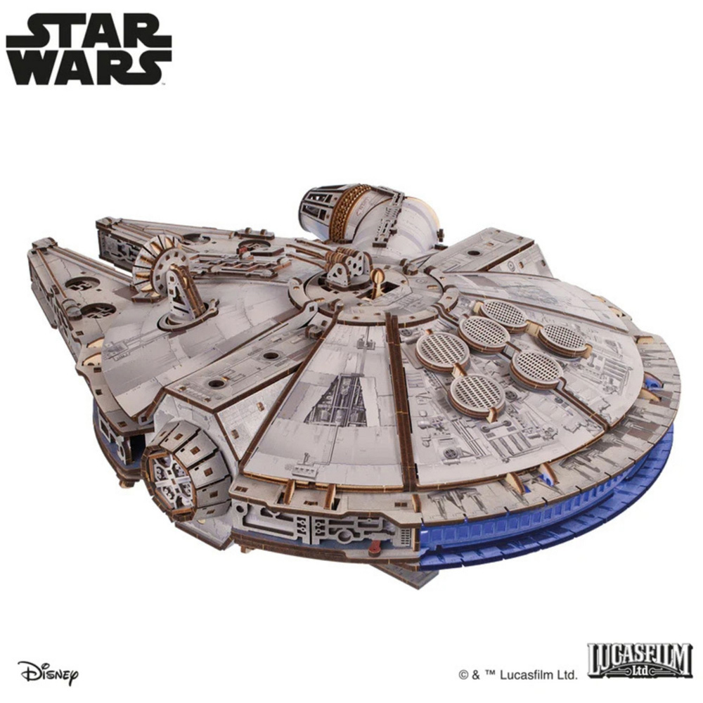 Ugears Star Wars Millennium Falcon Mechanical Model Image 2