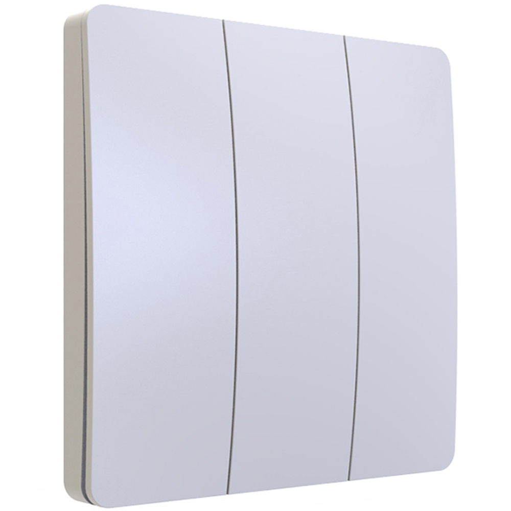 ENER-J PRO 3 Gang White Wireless Kinetic Switch Image 1