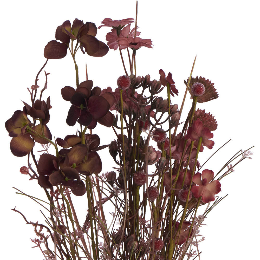 Wilko Purple Dried Meadow Artificial Flower Wilko