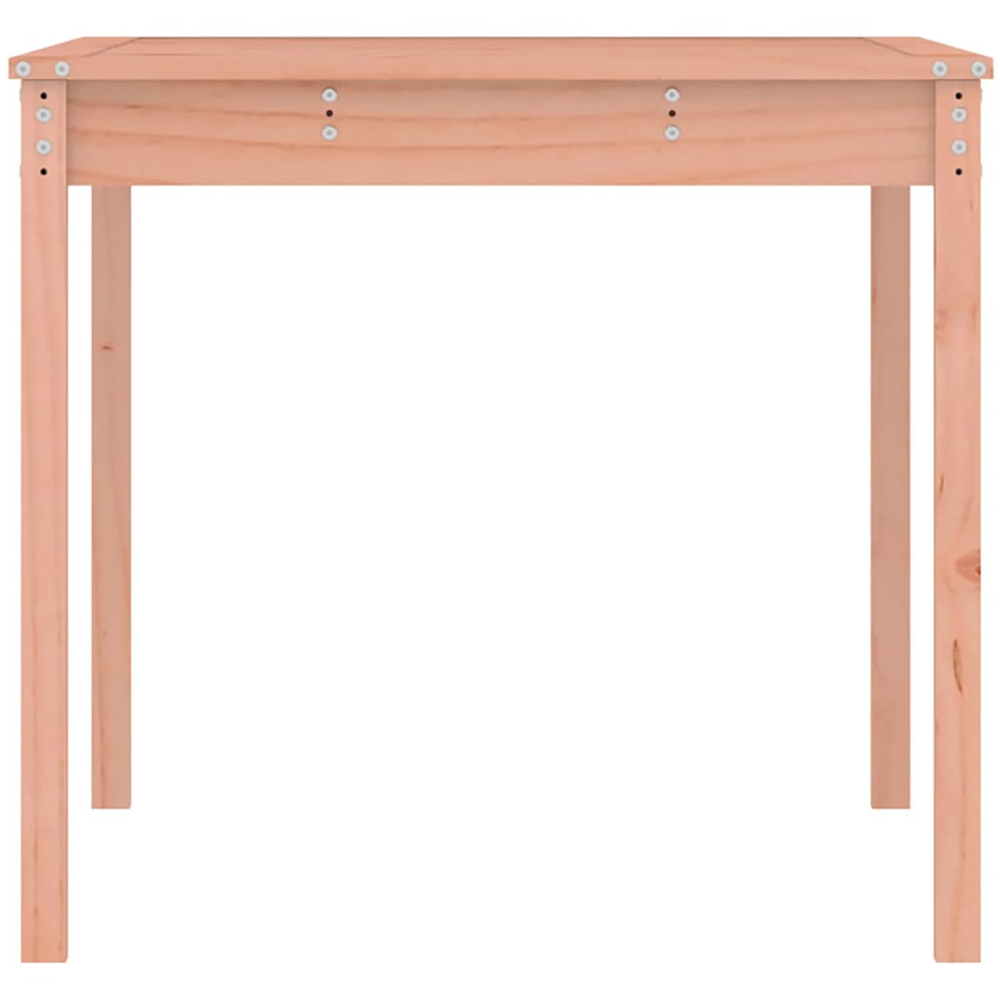 vidaXL 4 Seater Solid Douglas Wood Garden Dining Table Natural Image 5