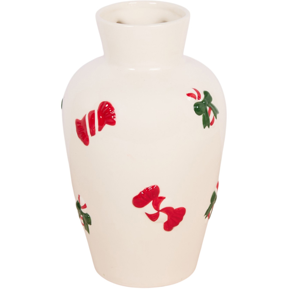 Candy Cane Bow Vase Image 3