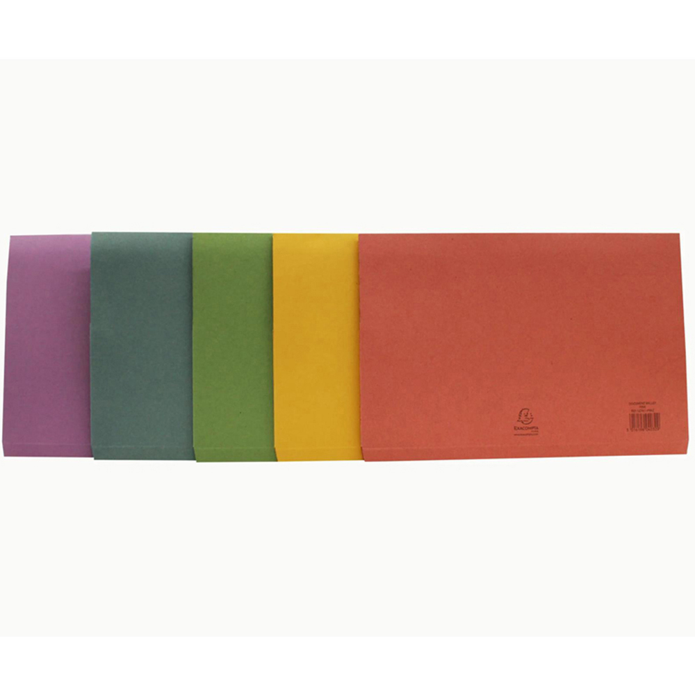 Exacompta Guildhall Multicolour A4+ Manilla Document Wallet 50 Pack Image 7