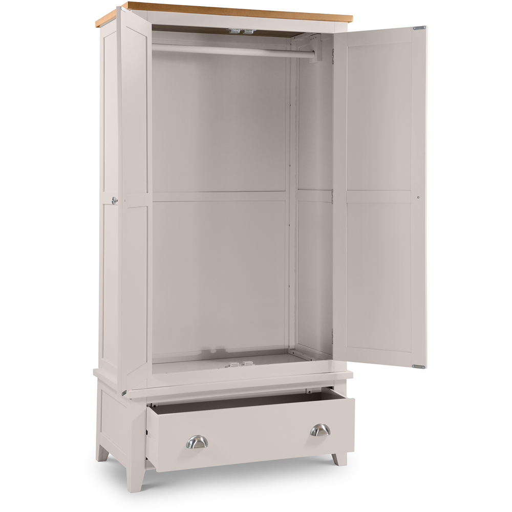 Julian Bowen Richmond 2 Door Single Drawer Wardrobe Image 4