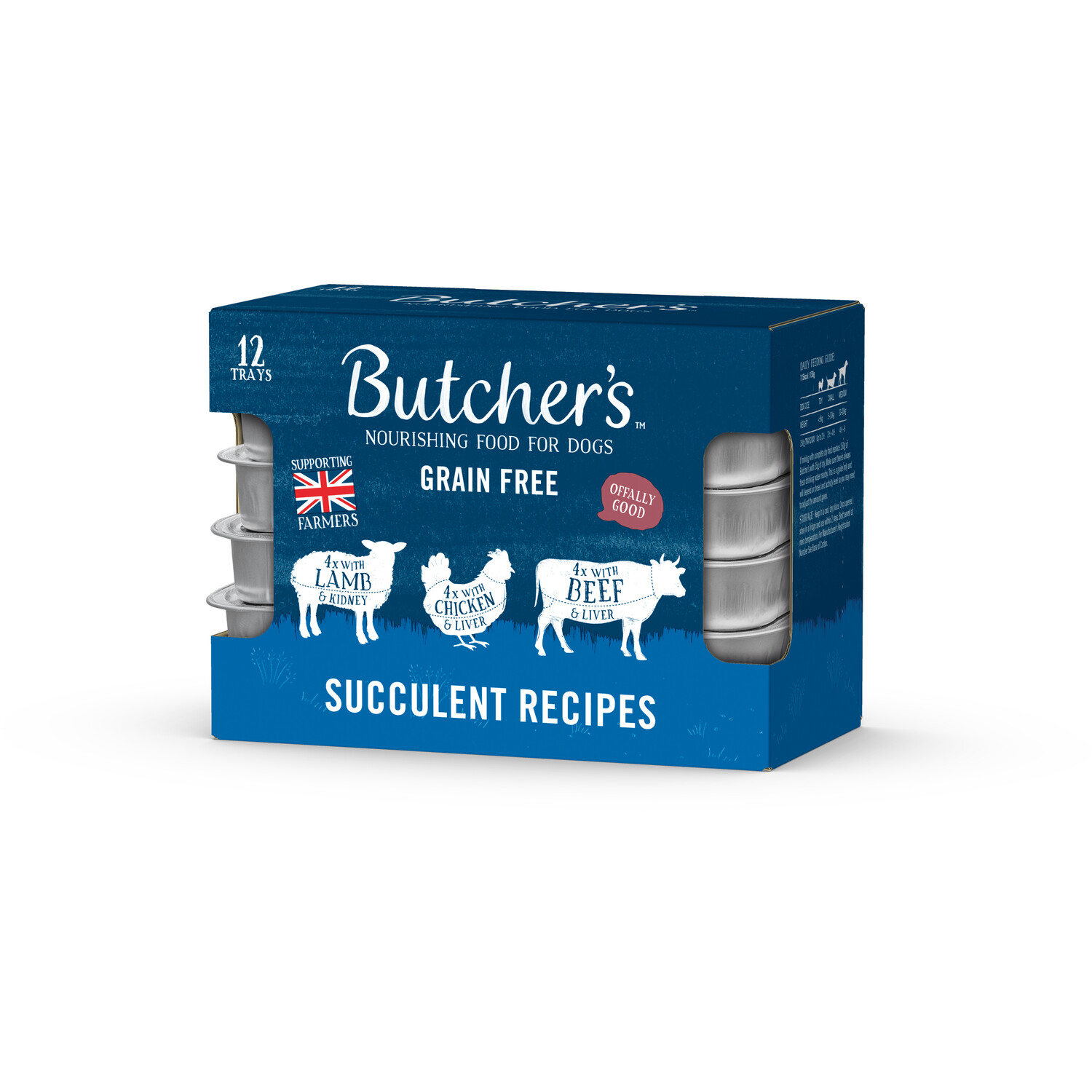 Pack of 12 Butchers Succulent Dog Food Trays 150g Image 2
