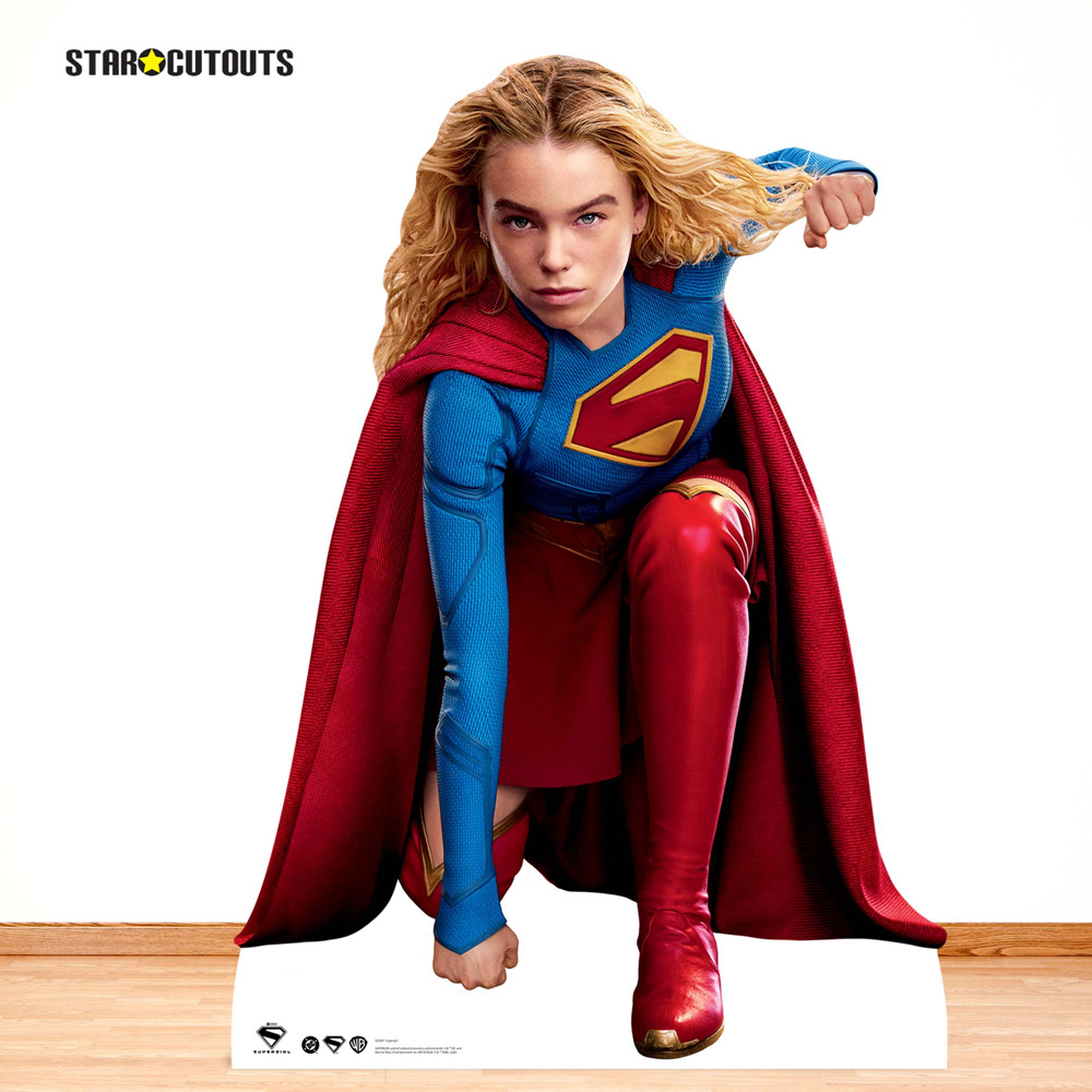 Star Cutouts Ltd Supergirl Crouch Kara Zor-El Milly Alcock Cutout 4.3ft Image 3