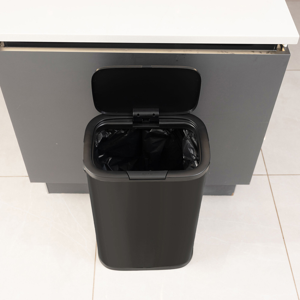 Addis Push Bar Bin - Black Image 5