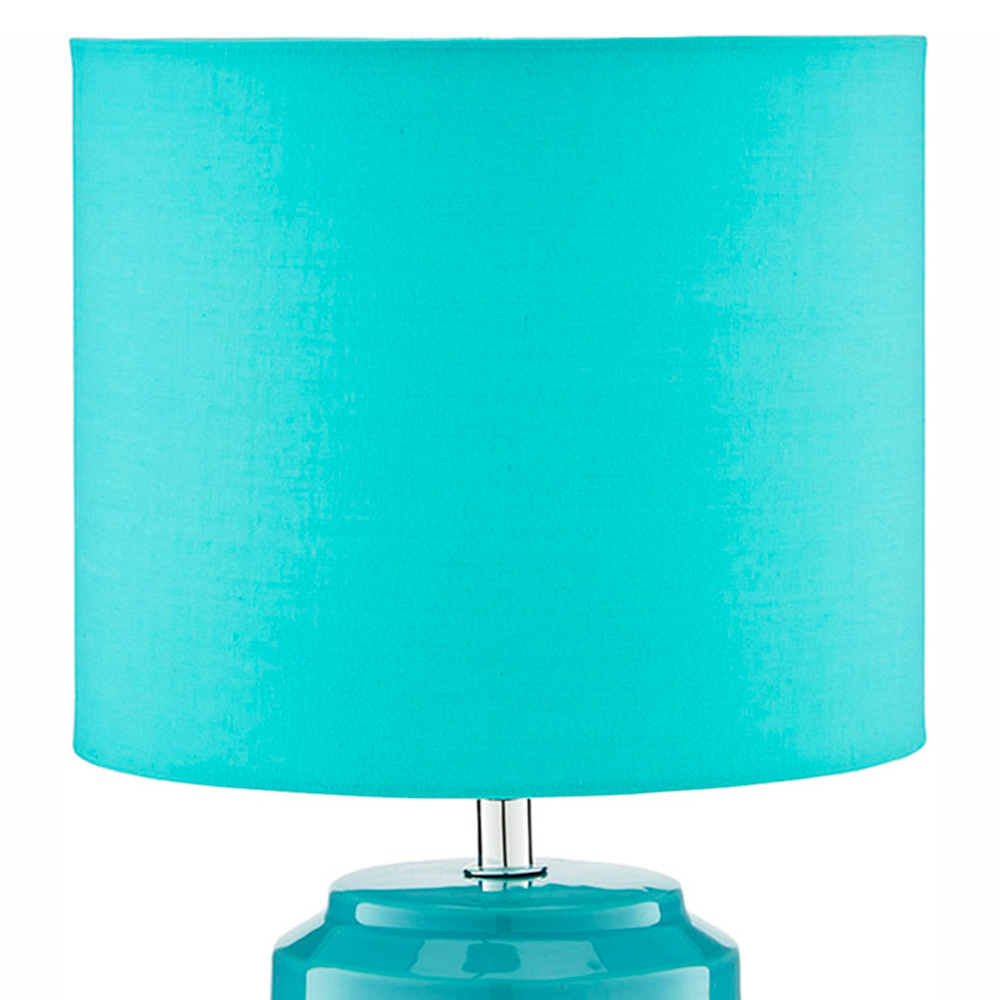 The Lighting and Interiors Turquoise Pop Table Lamp Image 4