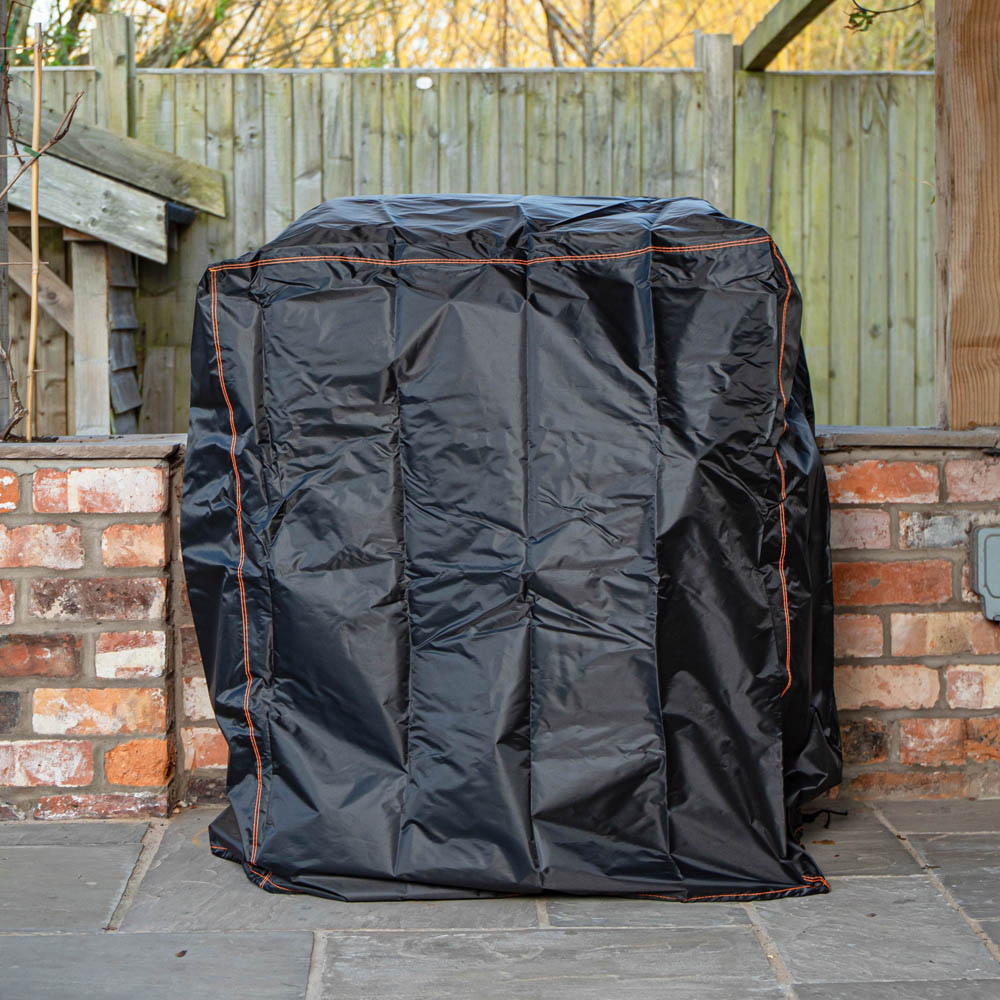 Samuel Alexander Black Waterproof Anti-UV Windproof Outdoor Protective BBQ Cover 110 x 117cm Image 2