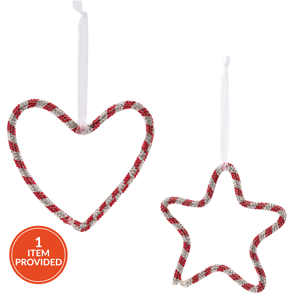Sparkle Striped Decoration Image 1