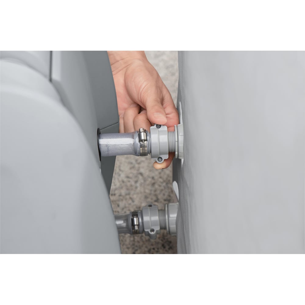 Lay-Z-Spa Paris 6 Person Inflatable Hot Tub 66 x 196cm Image 8