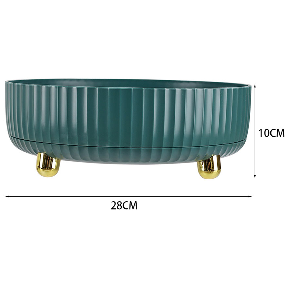 Living and Home Large Rotating Round Green Spice Storage Rack Wilko