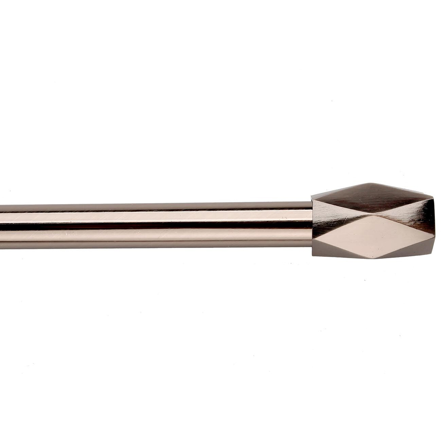 Myra 210-360cm Extendable Graphite Curtain Pole Image