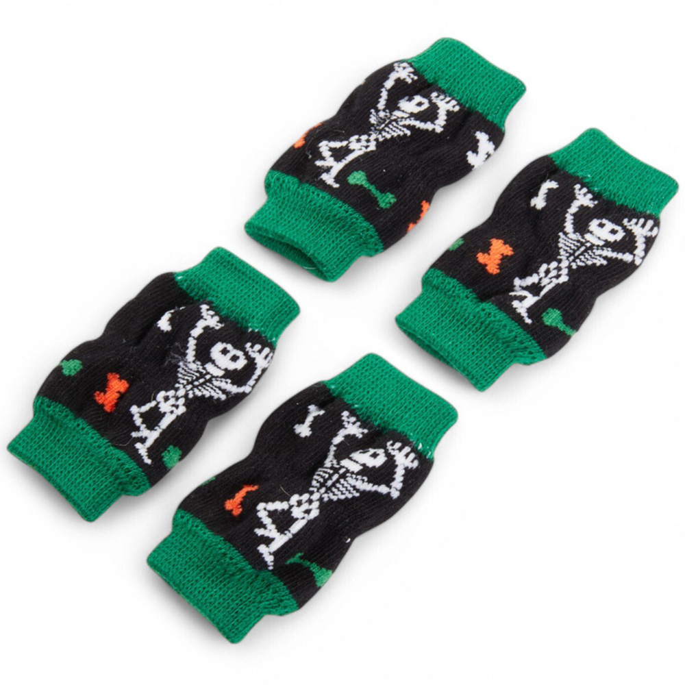 Skeleton Dog Leg Warmers Multicolour Image 2