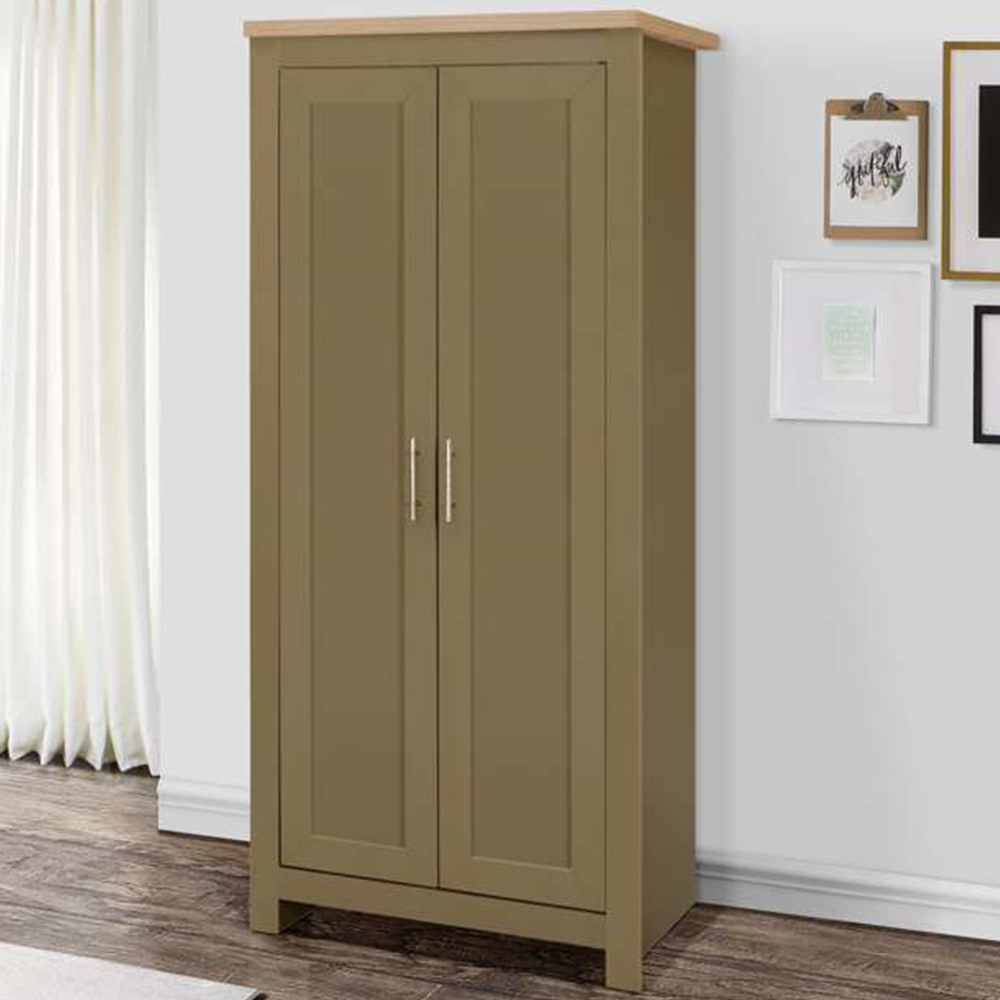 Birlea Highgate 2 Door Oak Wardrobe Image 1