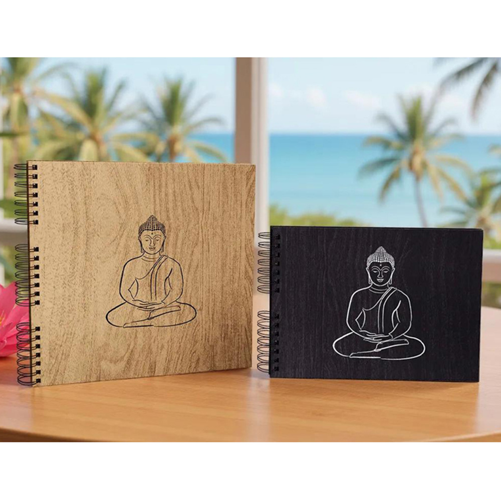 Exacompta Zen Oak Spiral Photo Album 50 Sheets 150 Photos Image 2