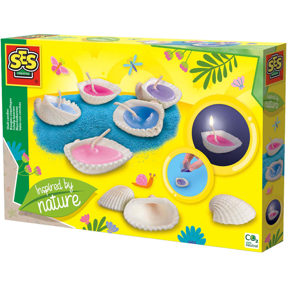 SES Creative Shell Candles Craft Set Image 1