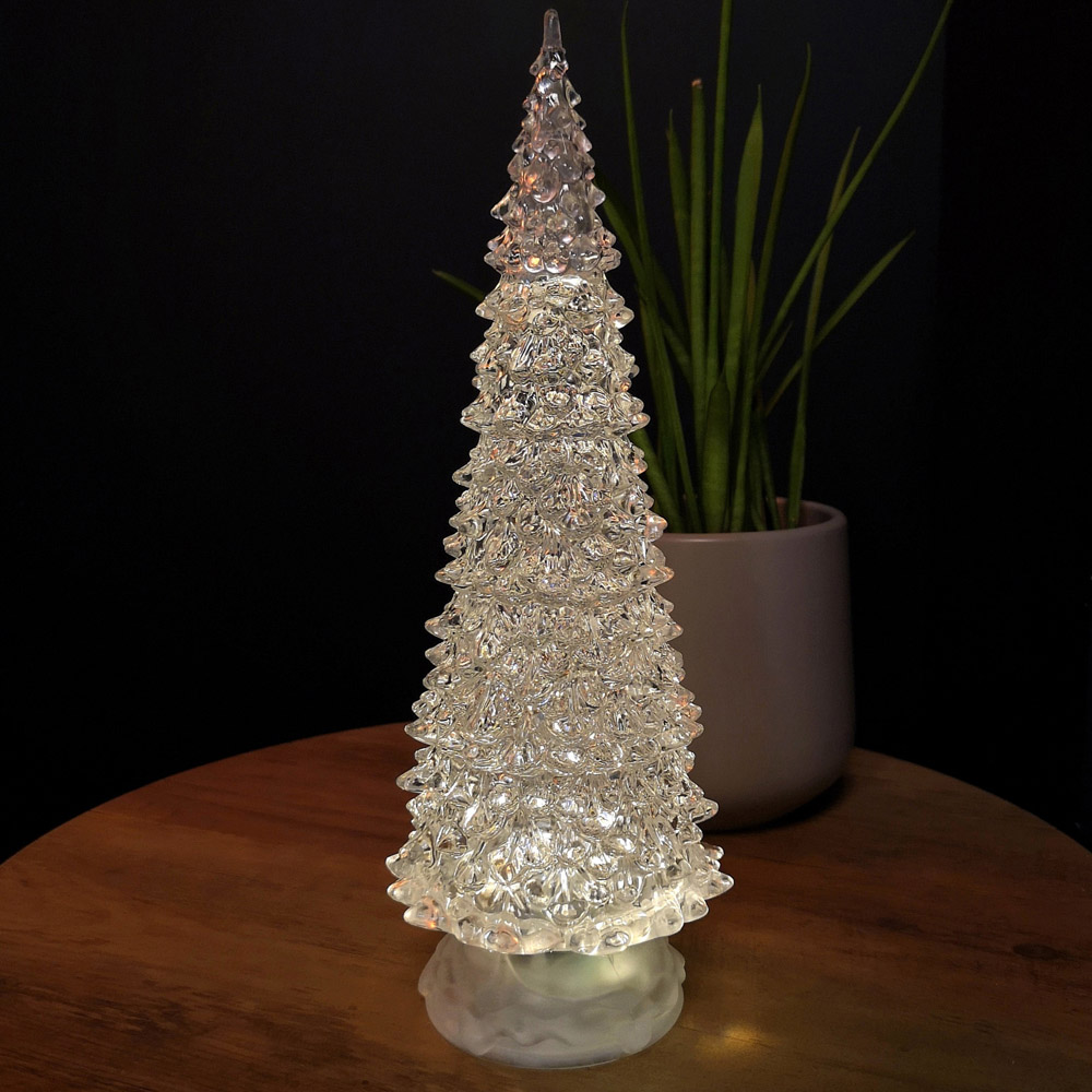 Samuel Alexander Warm White Water Spinner Christmas Tree 30cm Image 2
