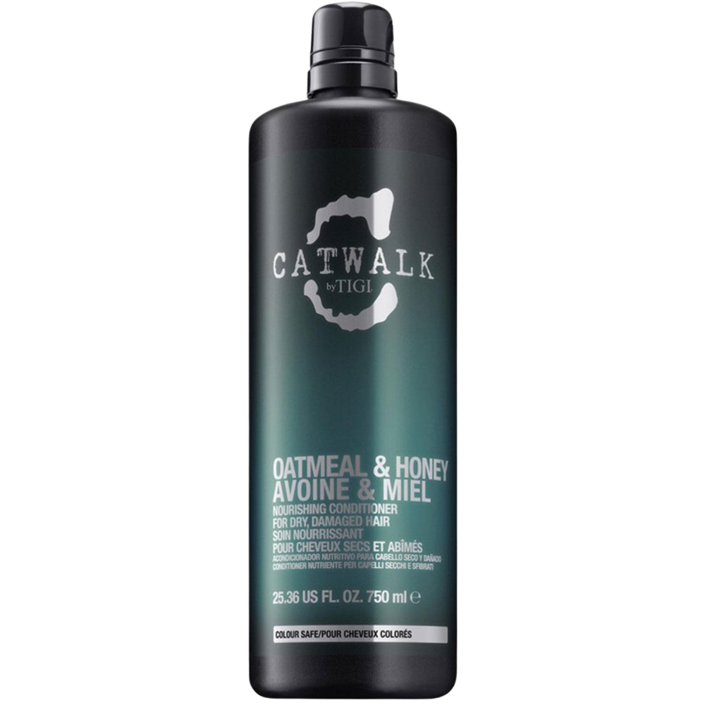 TIGI Catwalk Oatmeal and Honey Nourish Damaged Hair Conditioner 750ml 3 Pack Image 3