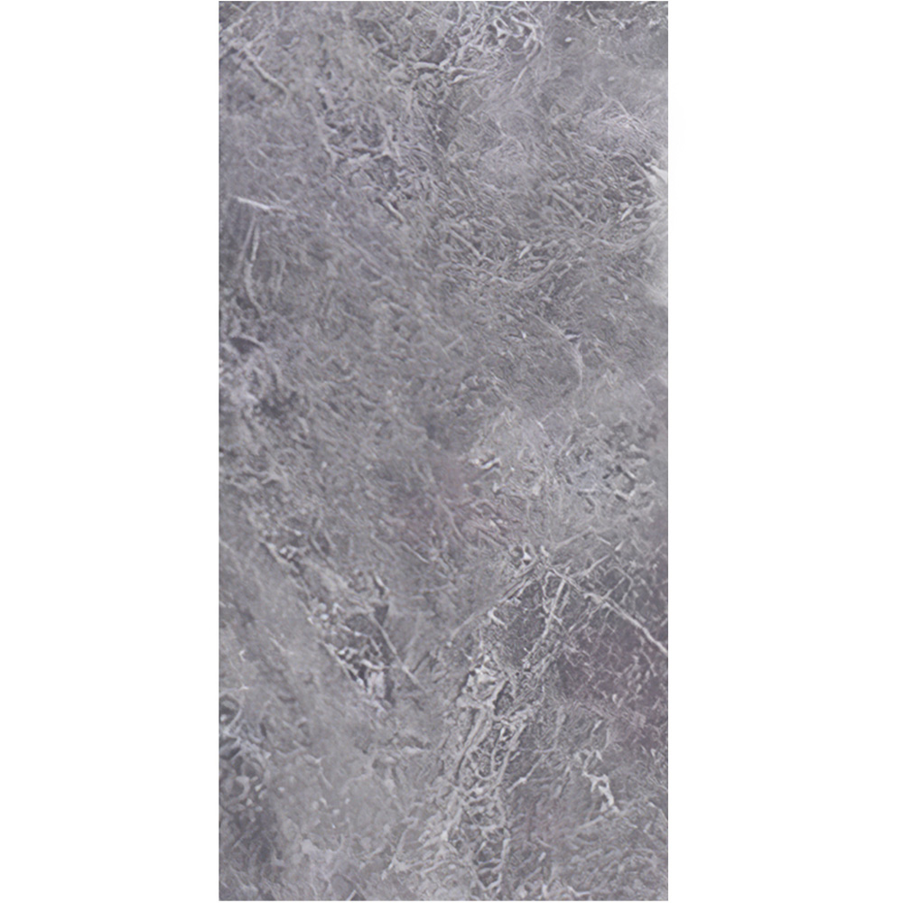 Living and Home Dark Grey Peel and Stick Marble Wall Backsplash Tile 60 x 30cm 10 Pack Image 2