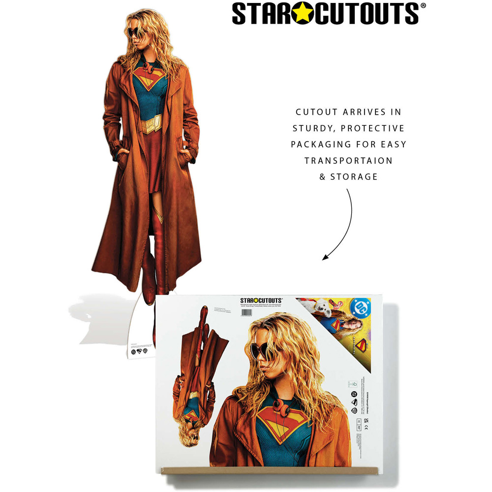 Star Cutouts Ltd Supergirl Milly Alcock Cutout 6.2ft Image 5
