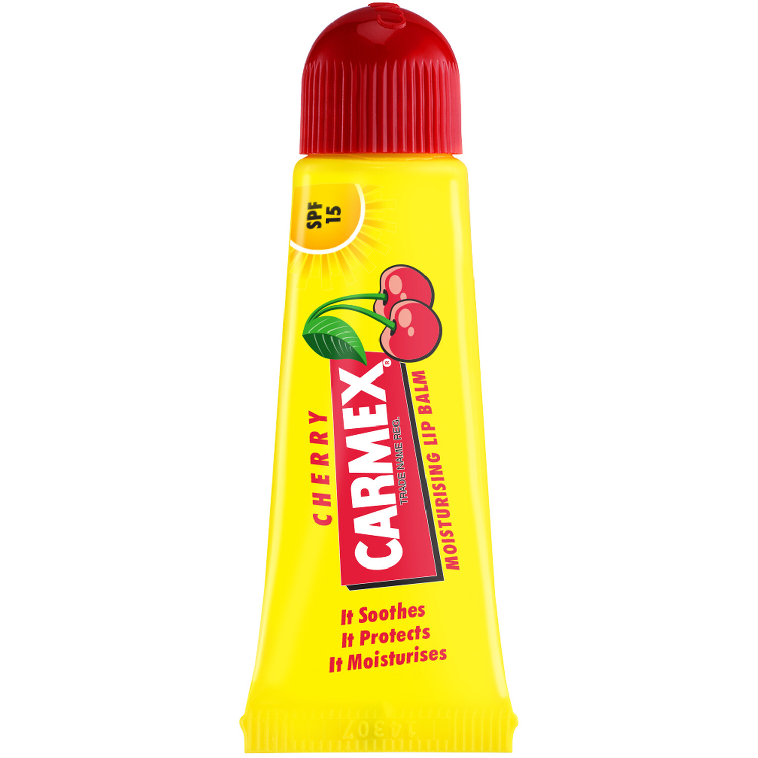 Carmex Moisturising Lip Balm Tube Cherry Image 2