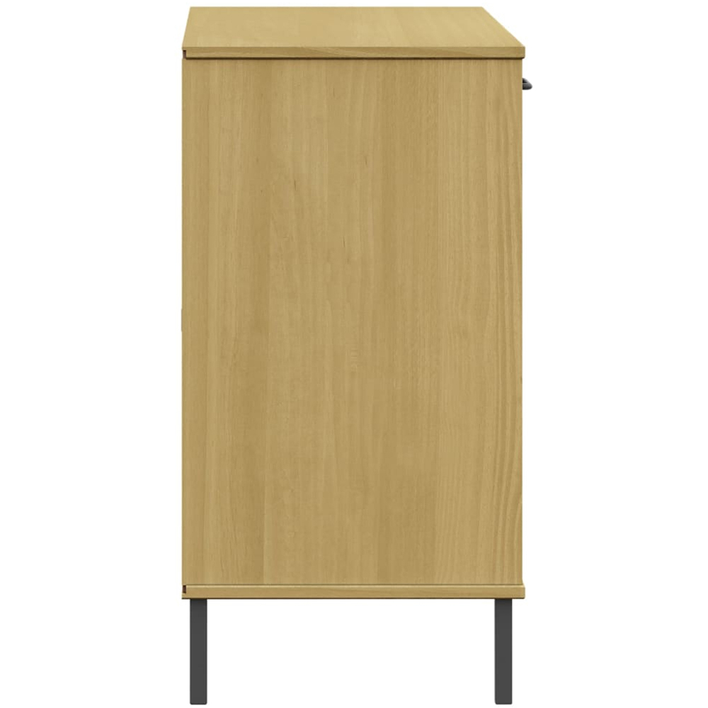 vidaXL Oslo 2 Door 2 Drawer Sideboard with Metal Legs Image 6