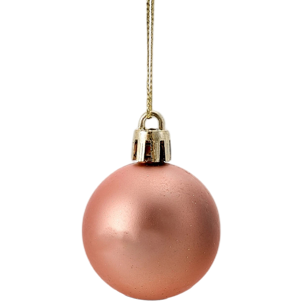 Living and Home 100 Piece Glossy Matte and Hollow Design Christmas Bauble Set Image 6