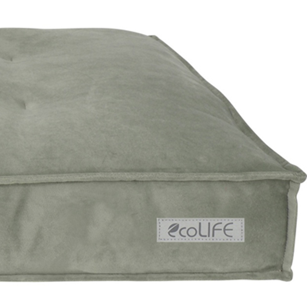Snug & Cosy Eco Medium Oyster Dog Lounger Bed Image 3