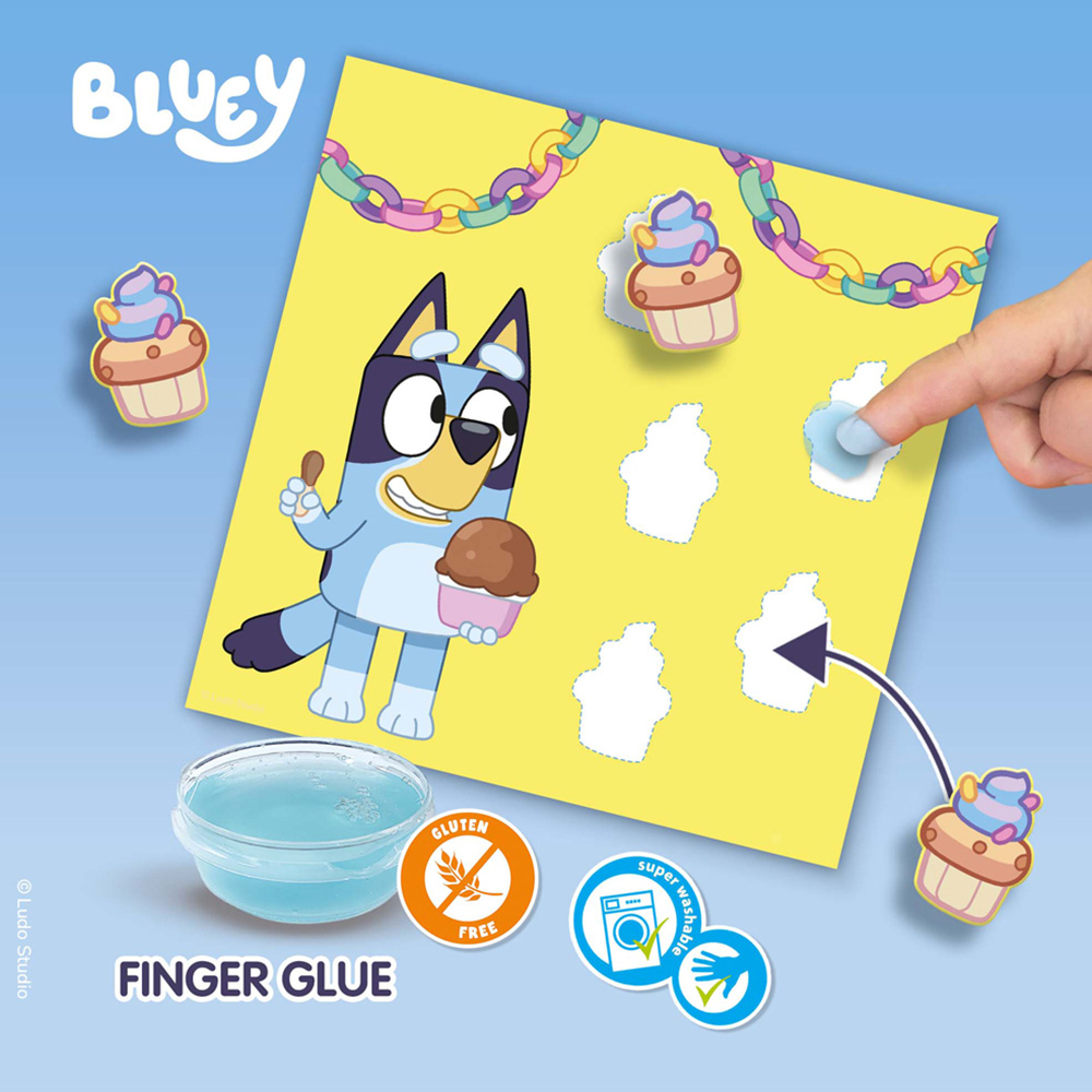SES Creative Bluey Sticking Shapes Activity Set Image 3