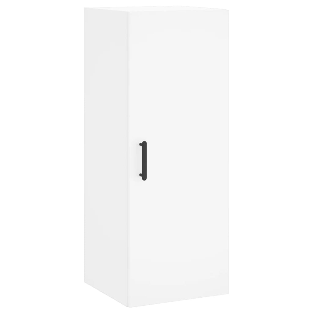 vidaXL Single Door 2 Drawer 2 Shelf White Highboard Image 7