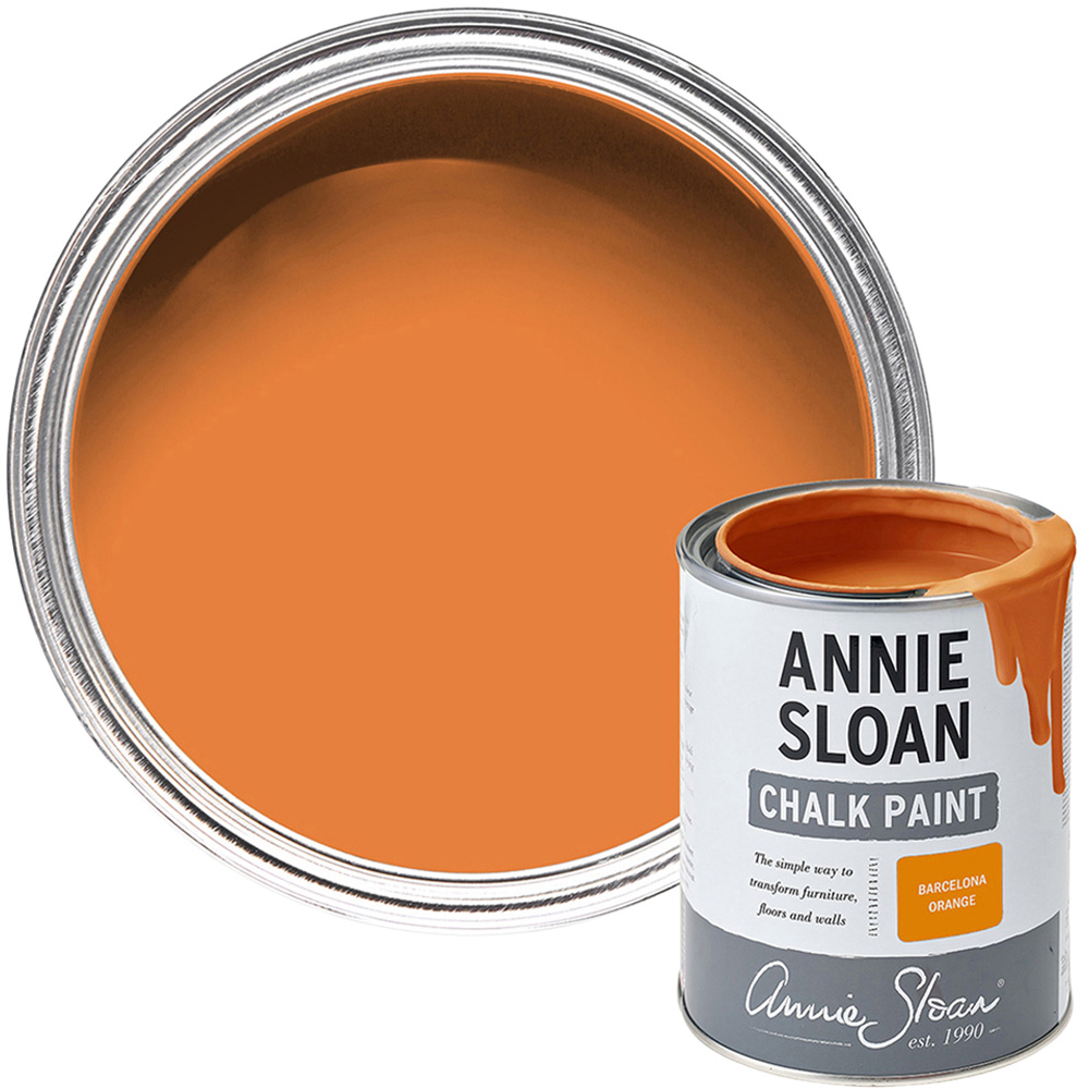 Annie Sloan Barcelona Orange Matt Chalk Paint 1L Image 1
