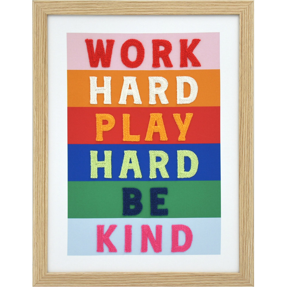 Bright Motivational Tufted Framed Wall Art Image 2