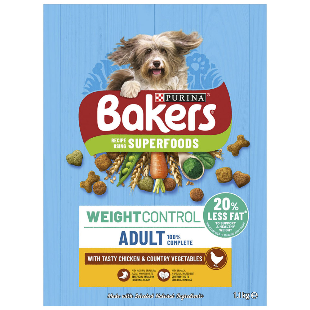 Bakers Weight Control Dry Dog Food Chicken 1.1kg Image 5