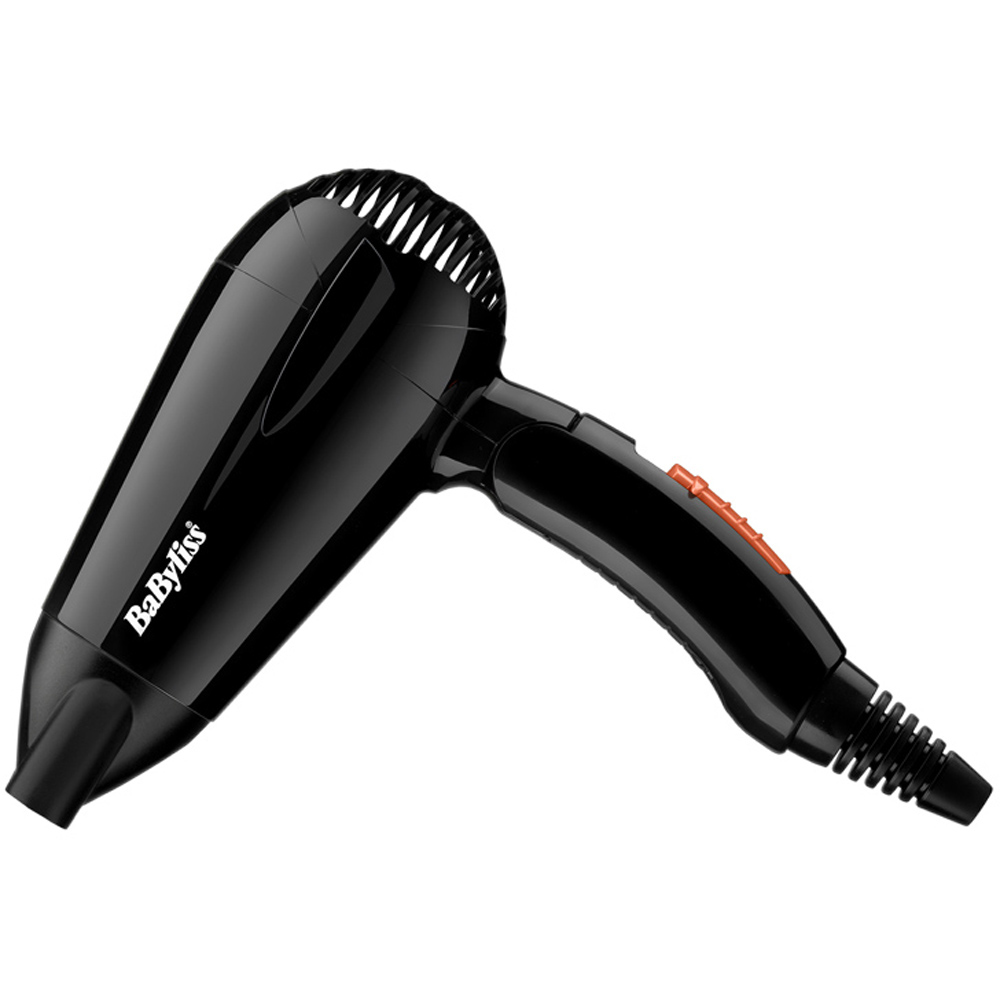 BaByliss Travel Dry Black Compact Hair Dryer 2000W Image 3