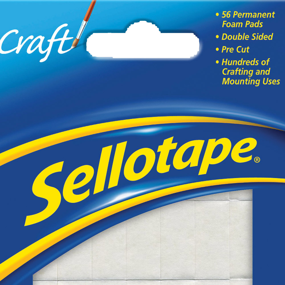 Sellotape Permanent Stick Fixers 56 Pack Image 3