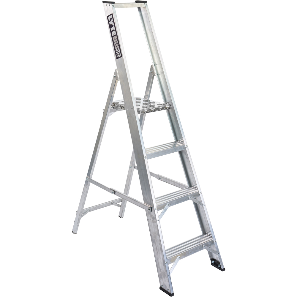 Lyte Ladders and Towers MagnaStep 4 Tread Aluminium Platform Step Ladder Image 1