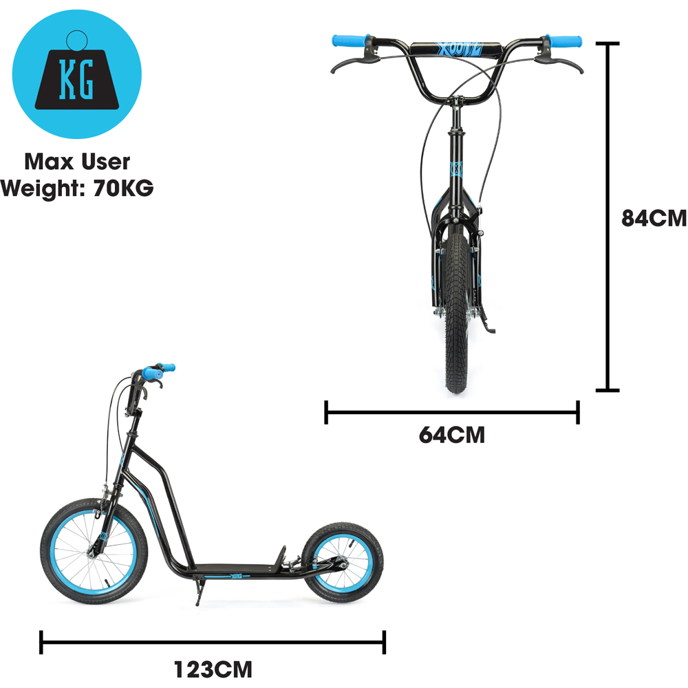 Xootz BMX Scooter Blue Image 7