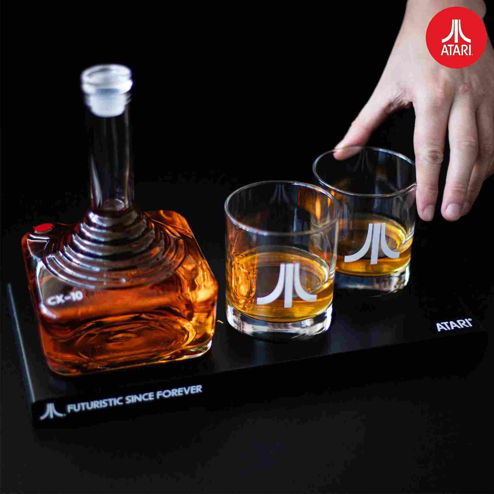 Thumbs Up Atari CX-10 Joystick Decanter Set Image 3