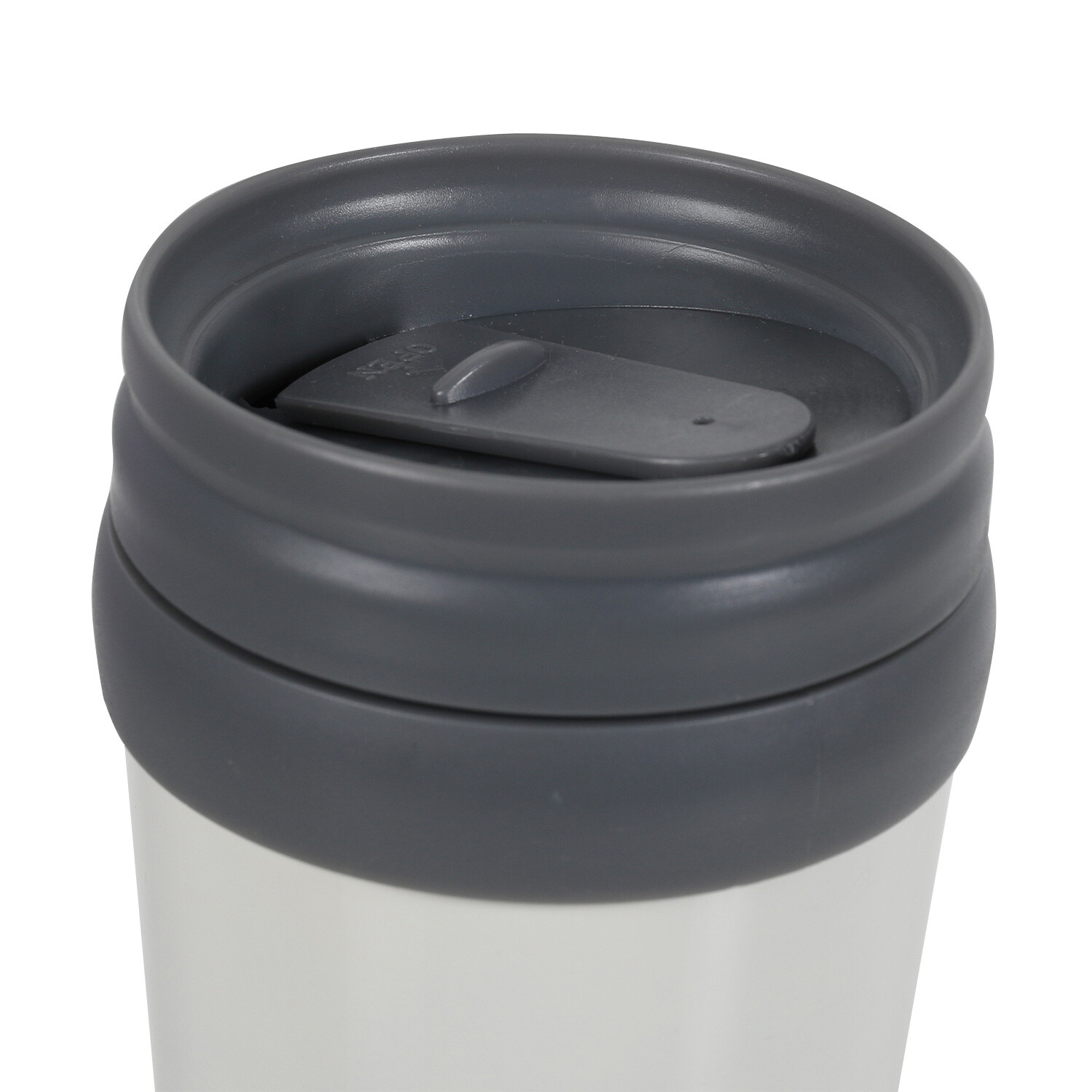 Slogan Double Wall Travel Mug - Black Image 4