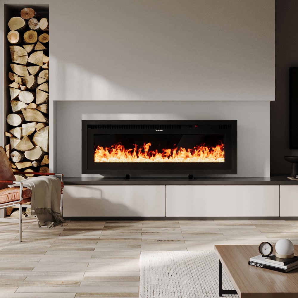 Living and Home 12 Vibrant Flame Colours Electrical Fireplace 42 inch Image 7