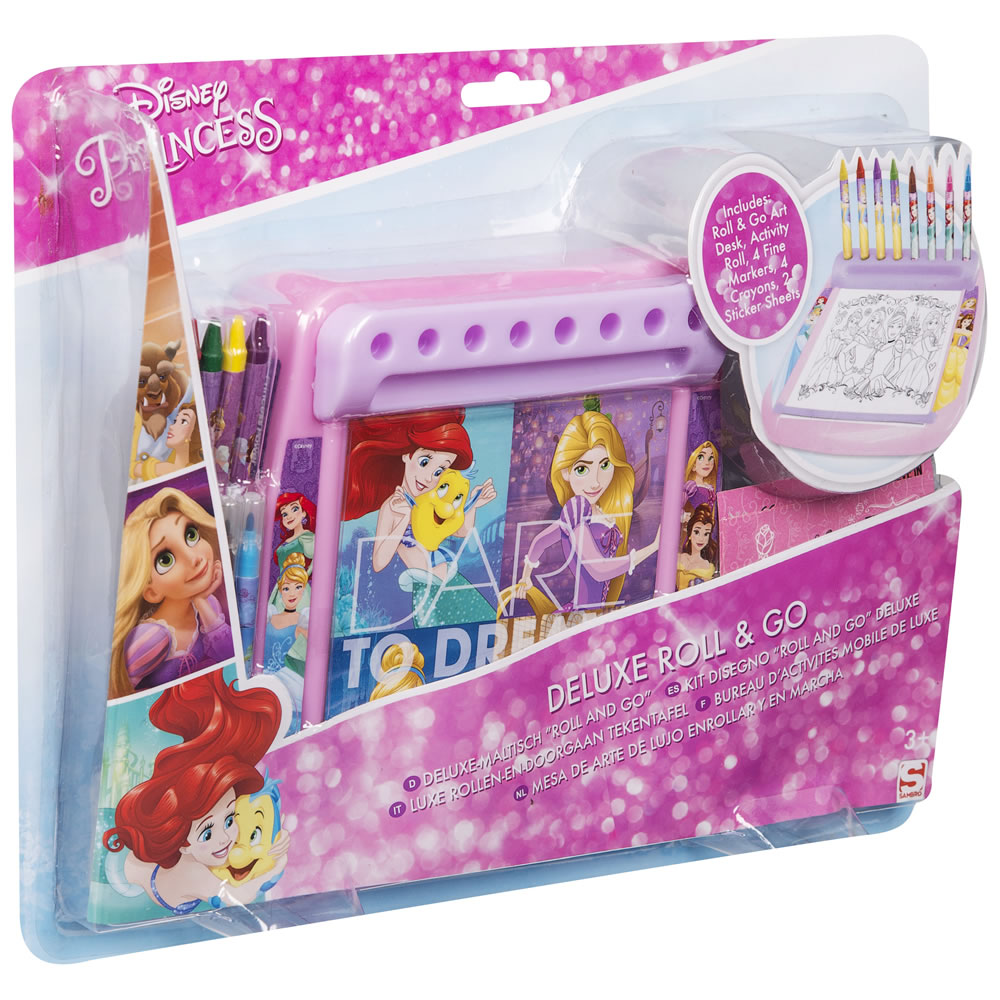 Disney Princess Deluxe Roll and Go Art Set Image 3