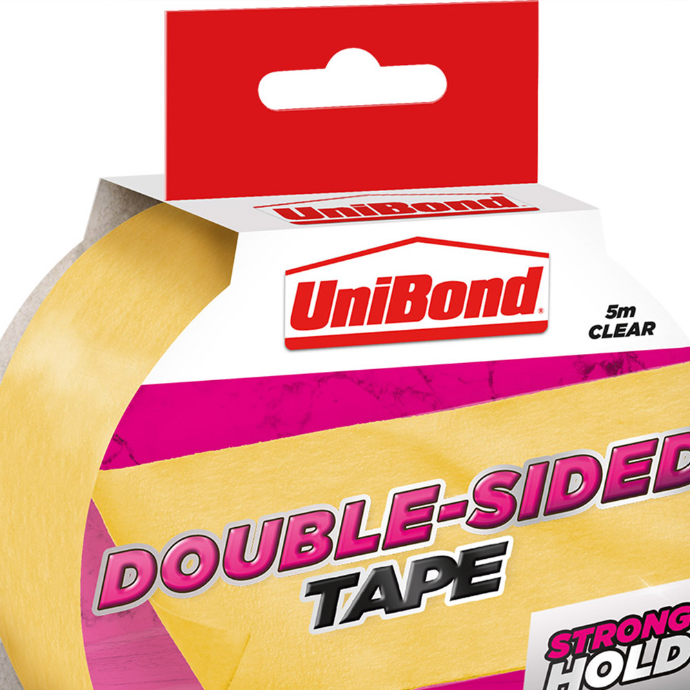 UniBond Double Sided Tape 5m Wilko