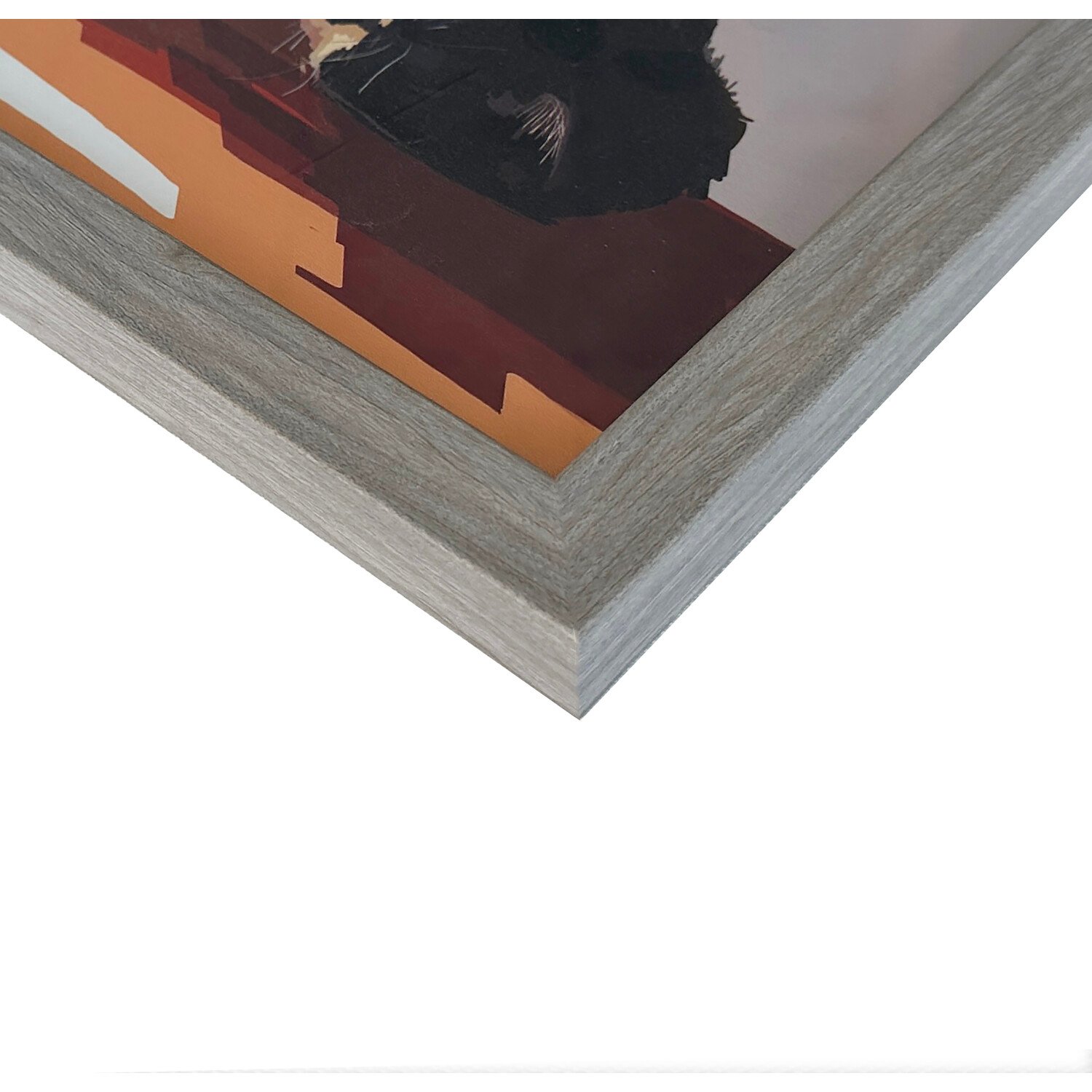 Cosy Kitties Framed Art - Grey Image 3