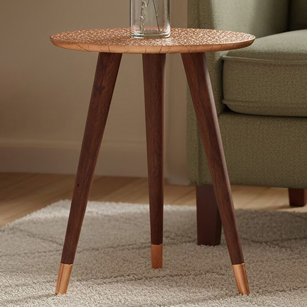 Premier Housewares Carve Side Table Image 1