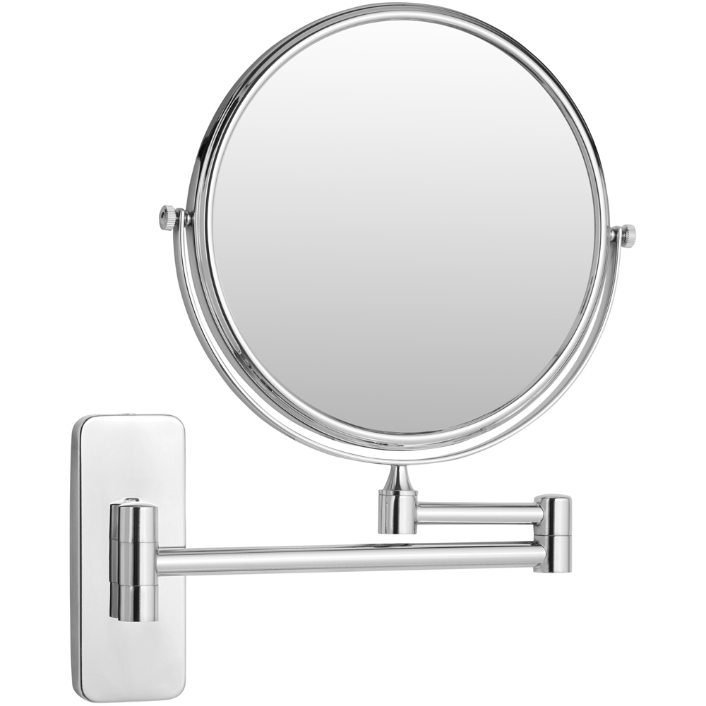 tectake Round Double Sided Vanity Mirror with 7x Magnification Image 2