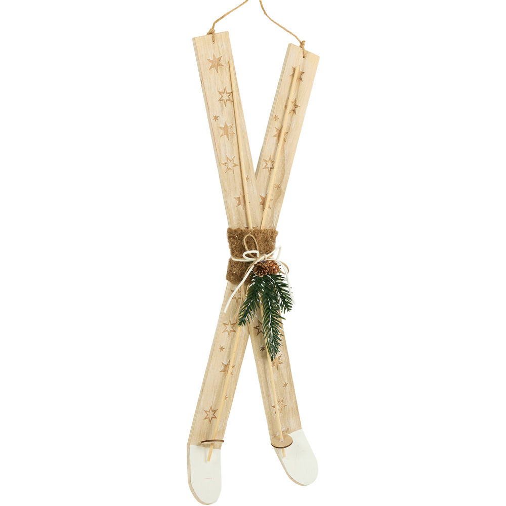 Scandi Ski Hanging Decoration Image 5